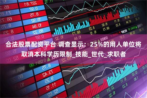 合法股票配资平台 调查显示：25%的用人单位将取消本科学历限制_技能_世代_求职者